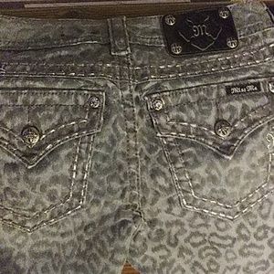 Miss me leopard print Jeans